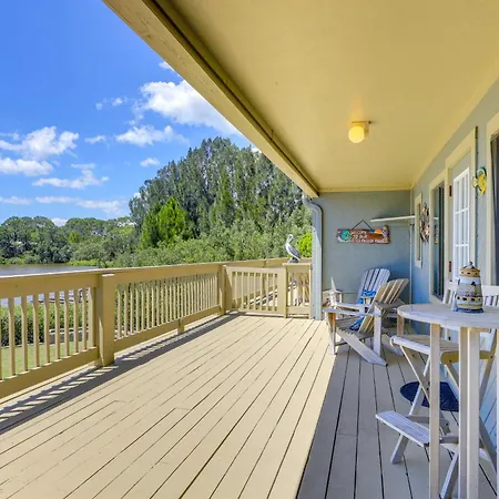 Waterfront Duplex With Dock And Views Near Town! Villa Cedar Key Exterior photo