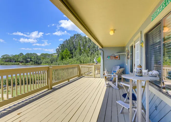 Waterfront Duplex With Dock And Views Near Town!